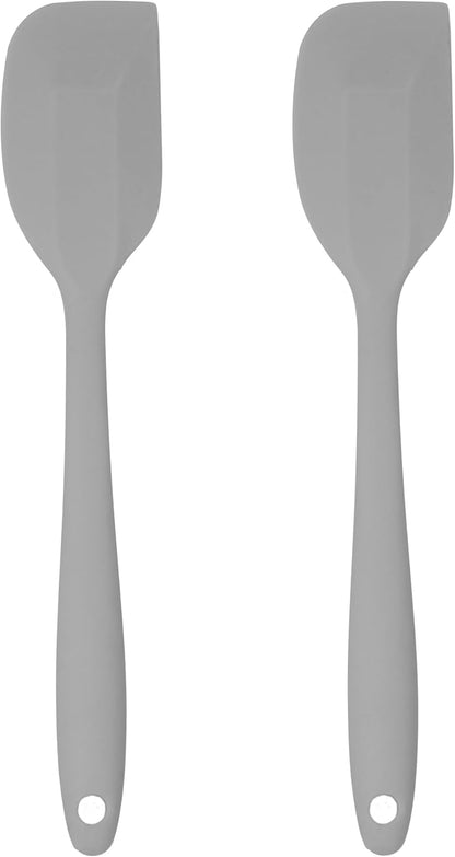 Silicone Pastry Brush Set – 2-Piece Set of Basting Brushes for Cuisine and BBQ – Kitchen Tools and Accessories with Comfortable Handles, Heat-Resistant Utensils for Cooking & Baking – Pastel Pink