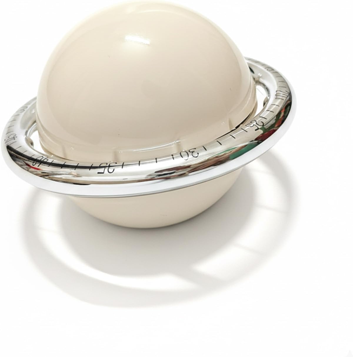 Kitchen Timer for Cooking, 60 Minutes Mechanical Timer - No Batteries Required, Stainless Steel Egg-Shape Cute Countdown Clock for Cooking, Learning, Exercises, Gaming