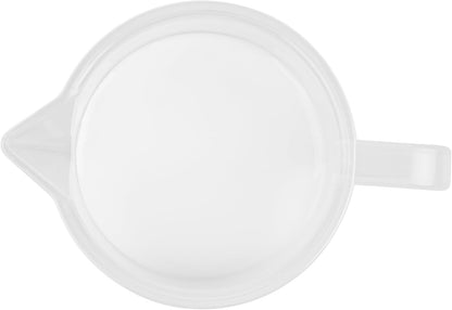 Restaurantware Measuring Cup, 8 Ounce Pack of 1 Conical Spout Liquid Scaling Vessel Embossed Ml and Oz Graduations, Clear Plastic Measuring Cup with Handle, For Cooking Baking For Oil Flour
