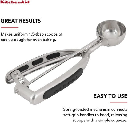 KitchenAid KO148OHOBA Gourmet Cookie Dough Scoop, Black