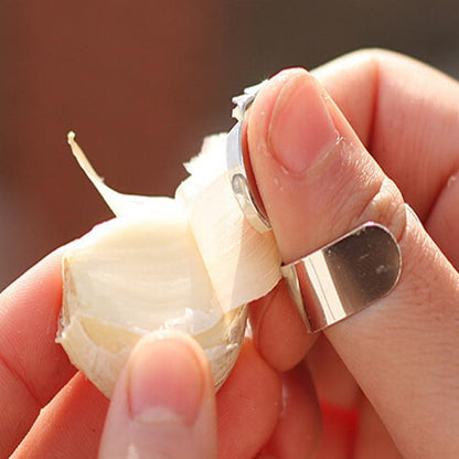 Comimark 5 pcs Multi-Functional Garlic Peeler, Stainless Steel Chestnut Peeler, Ginger Garlic Peeling Tools, Kitchen Gadgets