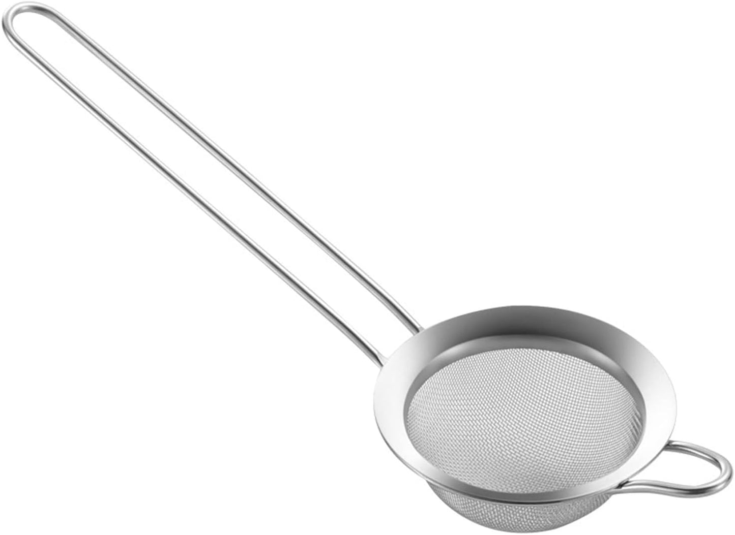 304 Stainless Steel Fine Mesh Strainers for Kitchen, Colander-Skimmer with Handle, Sieve Sifters for Food, Tea, Rice, Oil, Noodles, Fruits, Vegetable
