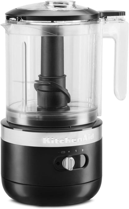 KitchenAid 5 Cup Food Chopper KFC0516BM, Matte Black