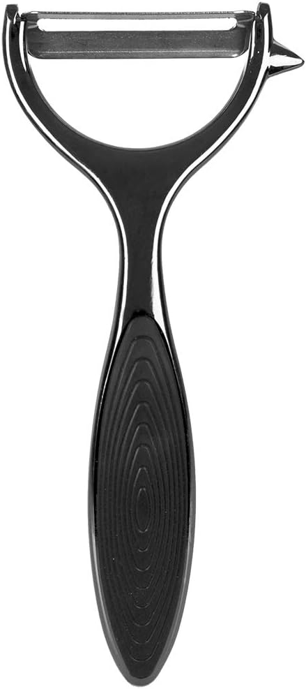 HomeBasics Wine Opener – Premium Zinc Plated Steel Wing Corkscrew – Black Onyx