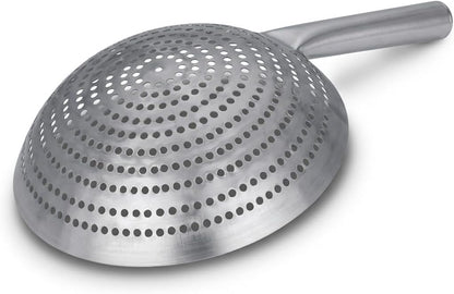 Craft Wok Small 6-Inch Brass Mesh Strainer/Spider Skimmer Zhao Li, Robust & Elegant Kitchen Tool for Frying & Straining, Authentic Oriental Cookware - / 732W7