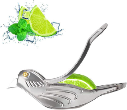 Manual Lemon Juicer, Manual Lemon Slice Squeezer, Portable Lime Press, Bird Shape Hand Juicer for Orange Lime Pomegranate