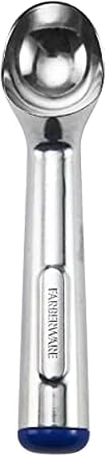 Farberware Professional Ice Cream Scoop, Comfortable Handle, Heavy Duty, Professional Grade Scooper, Get Perfect Shape Scoops, Great for Spooning Frozen Hard Gelato and Sorbet, Cookie Dough, Melon