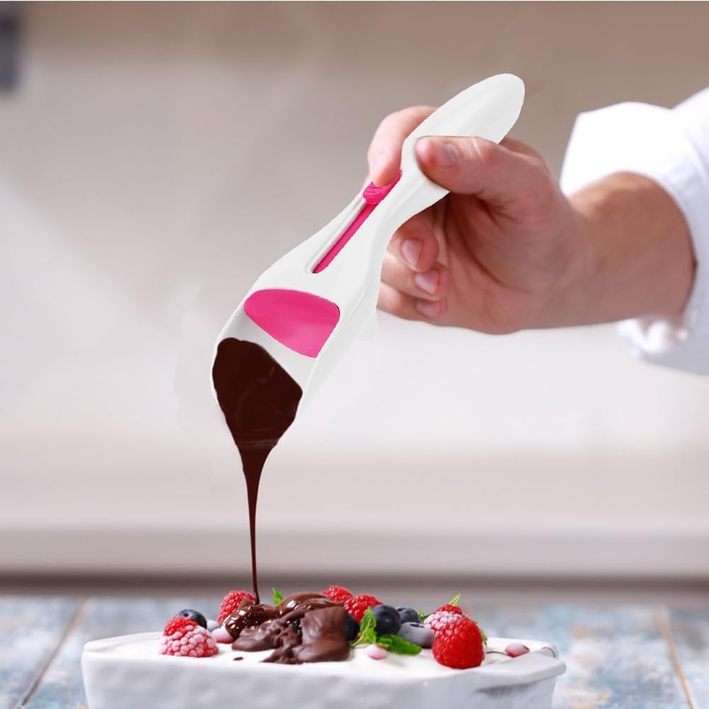 Cupcake Scoop, Cupcake Batter Scoop Batter Dispenser Sliding Button Dispenses DIY Bakeware Measuring Equal Amounts Kitchen Gadget Baking Tool Flour Distribution Silicone Plunger
