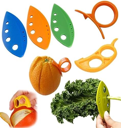 Apple Corer + Pineapple Tool + Herb Kale Stripper- Lever Tool by BRIGHT KITCHEN Stainless Steel Pear Fruit Seed Remover Cherry Red Grip with Serrated Blade (Apple + Pineapple + Herb)