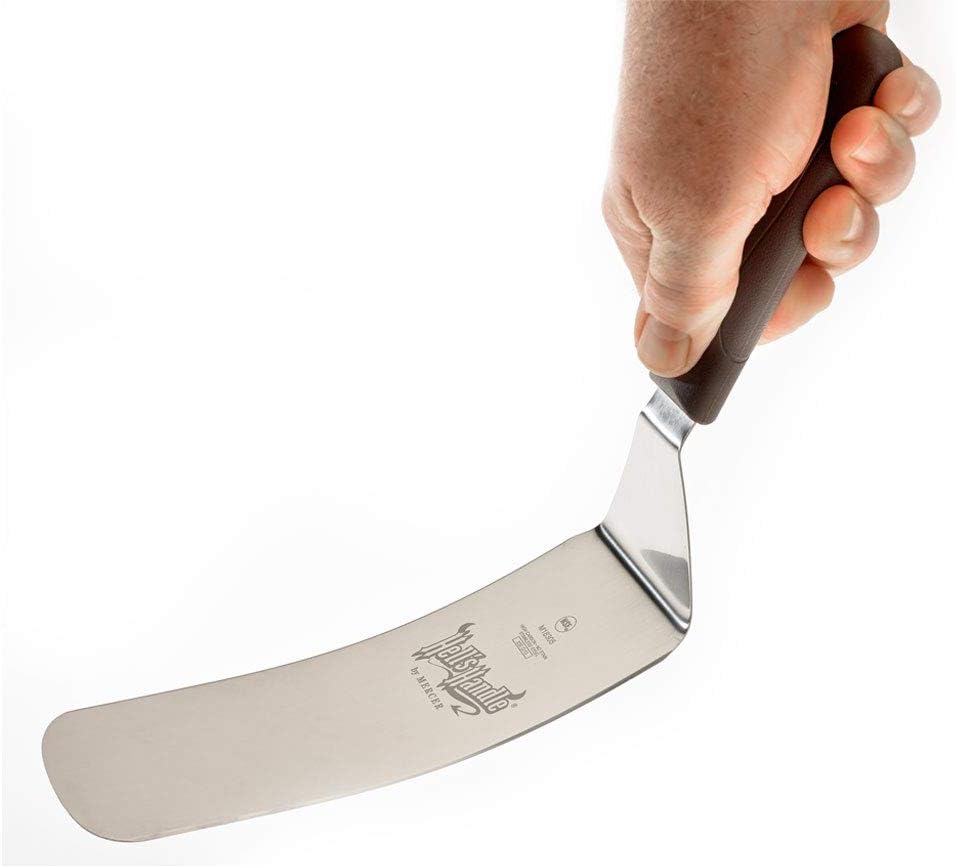 Mercer Culinary Hell's Handle Large Fish Turner/Spatula, 4 Inch x 9 Inch