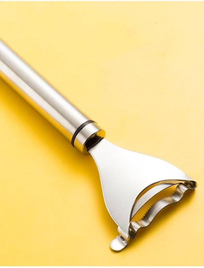 Stainless Steel Corn Peeler and Thresher Tool Quickly Strip Corn Kernels from Cobs, Essential Kitchen Gadget for Effortless Corn Preparation