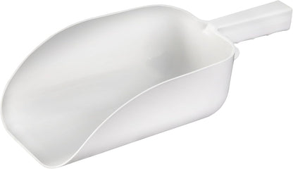 New Star Foodservice 34400 Polycarbonate Plastic Utility Ice Scoop, Clear, 12-Ounce