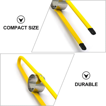 Happyyami Corn Strippers 2-Pack Portable Corn Peelers Stainless Steel Kernel Cutter Tool for Fresh and Dry Easy Removal Compact Kitchen Gadget 10.62In