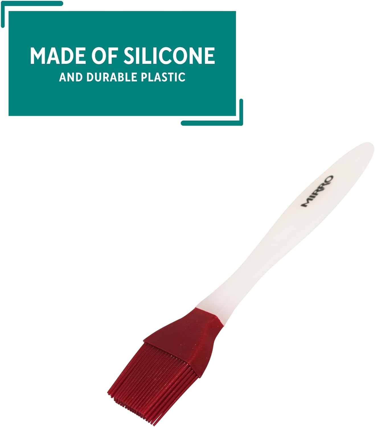 MIRRO Silicone Basting Brush, Red