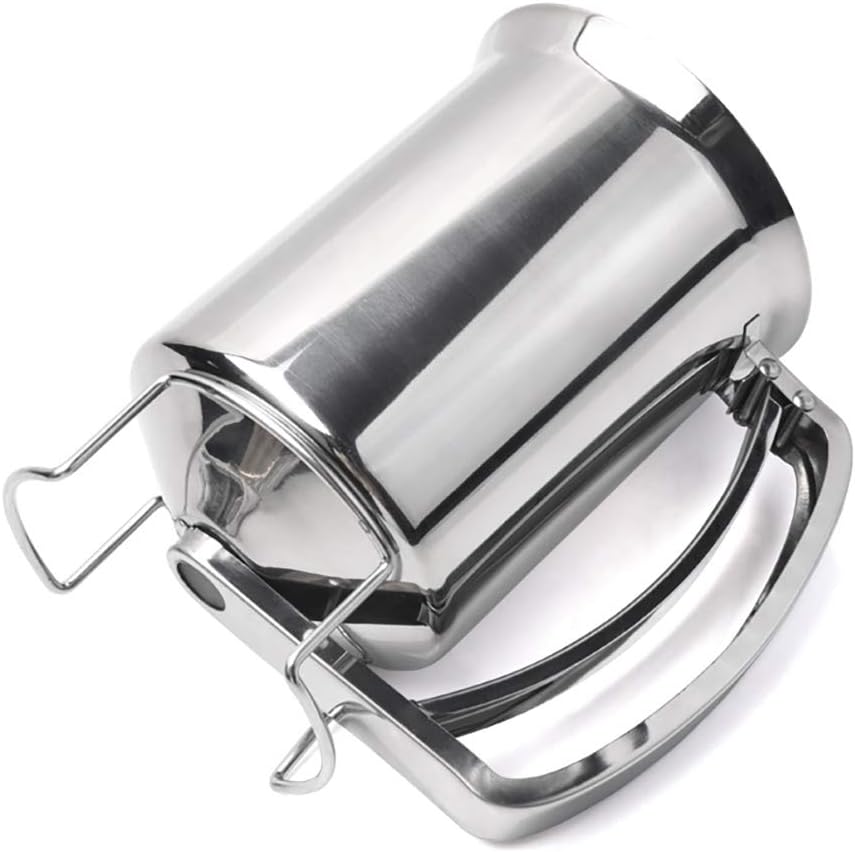 Handheld stainless steel batter dispenser, cupcake batter separator, baking tools (Size: 6.4 inches long x 4.1 inches wide)