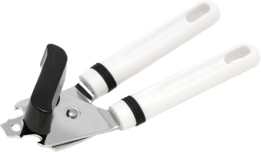 Chef Craft Select Plastic Handle Manual Can Opener, 7.5 inch, Stainless Steel