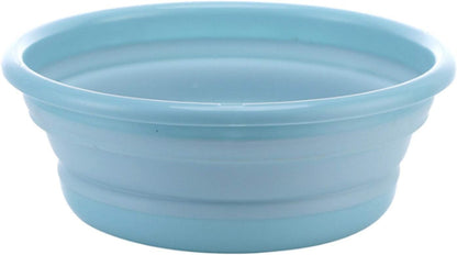 Multi-purpose Collapsible Dish Tub Bowl BPA-Free Round Lightweight Collapsible Wash Basin (Pink)