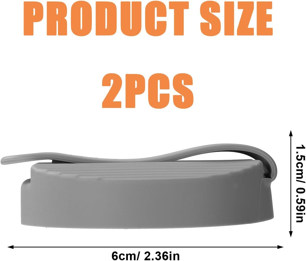 2pcs Replacement Lids for Good Seasons Salad Dressing Cruet Bottle, Silicone Lids Leakproof & Airtight Fit Compatible with Good Seasons Glass Cruet Container (Black)