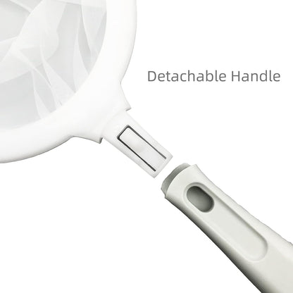 8.4in 80 Mesh Big Nylon Mesh Filter Ultra-Fine Sieve Sediments Strainer PP Frame for Straining Juice,Honey,Tea
