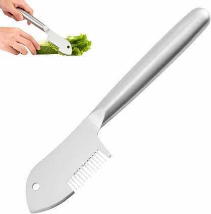 Stainless Steel Multi-purpose Julienne Peeler, Precision Julienne Blade, Vegetable Julienne Slicer Quick & Easy Kitchen Shredder Tool for Fruit, Potatoes, Carrot (2pcs)