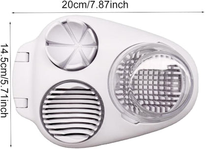 3 in 1 Boiled Egg Slicer, Manual Egg Slicer for Hard Boiled Eggs, 3 Slice Modes Chopper Cutter Stainless Steel Dicer, Kitchen Gadget for Butter Strawberry Tomato, Labor Saving