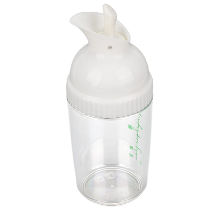 Yosoo Health Gear Salad Dressing Shaker 200ml, Leakproof Sauce Dispenser Bottle With One-Handed Lever Lid For Kitchen Oil Vinegar And Marinade Storage