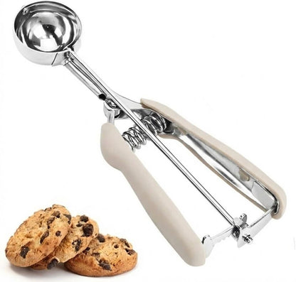 Cookie Scoop, Ice Cream Scoop, 1Tbsp/15 ml/0.5oz Cookie Scoops for Baking, 18/8 Stainless Steel Cookie Scooper for Baking, Ice Cream Scooper with Trigger Release, Cookie Dough Scoop with Non-slip Grip