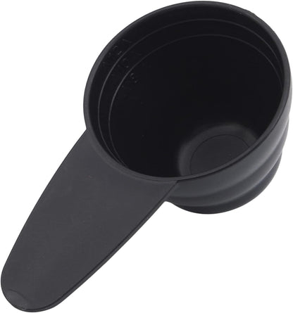 Black Plastic Coffee Scoop Measuring Scoop Suitable for Ground Beans Coffee Beans Tea,Coffee,Tea and Espresso,Kitchen and Dining