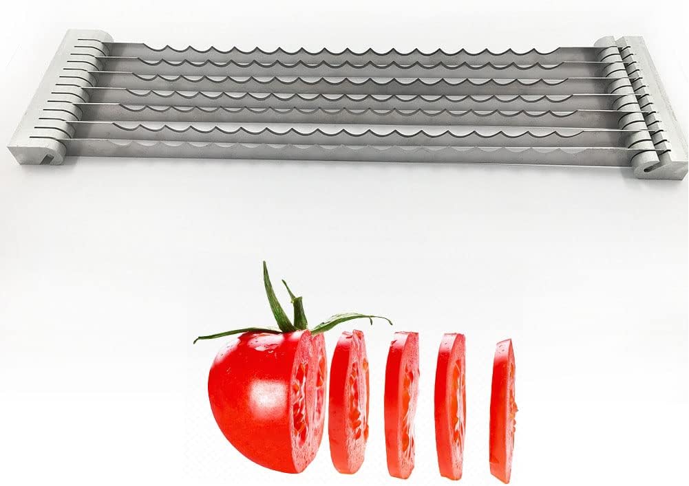Tomato Slicer Blade Replacement - 3/16" Stainless Steel Blade Assembly Suitable For Commercial Vegetable Slicer and Manual Fruit Slicer