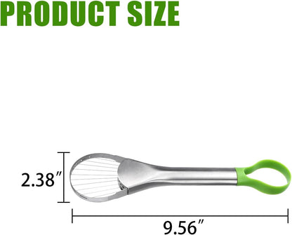 2-in-1 Avocado Pitter and Slicer, Well Made Stainless Efficient Kitchen Tool Dishwasher Safe for Hassle-Free Avocado Prep Sandwiches, Salads