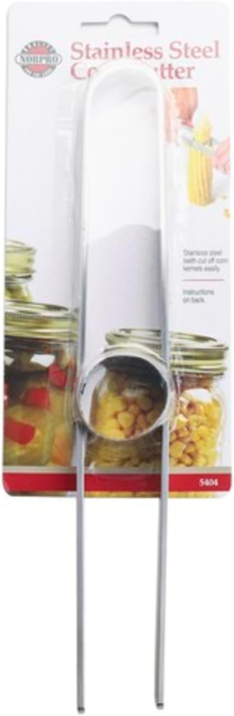 Norpro Stainless Steel Deluxe Corn Cutter, 11â€ /28 cm, Silver