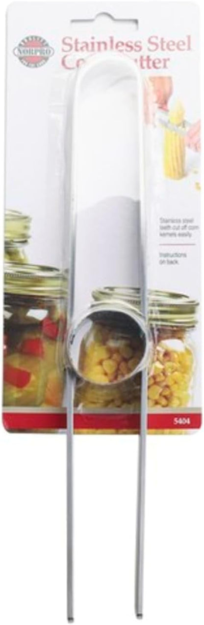 Norpro Stainless Steel Deluxe Corn Cutter, 11â€ /28 cm, Silver