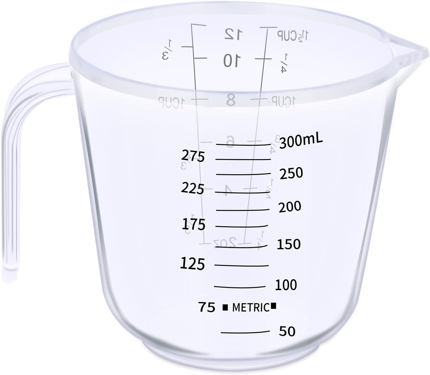 DOTINGHUX Measuring Cup, 1 ½ Cup, Clear