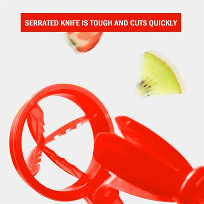 WOIWO Little Tomato Slicer - Cherry & Strawberry Slicer, Kitchen Gadget (Red)
