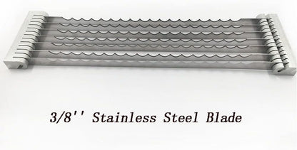 Tomato Slicer Blade Replacement - 3/16" Stainless Steel Blade Assembly Suitable For Commercial Vegetable Slicer and Manual Fruit Slicer
