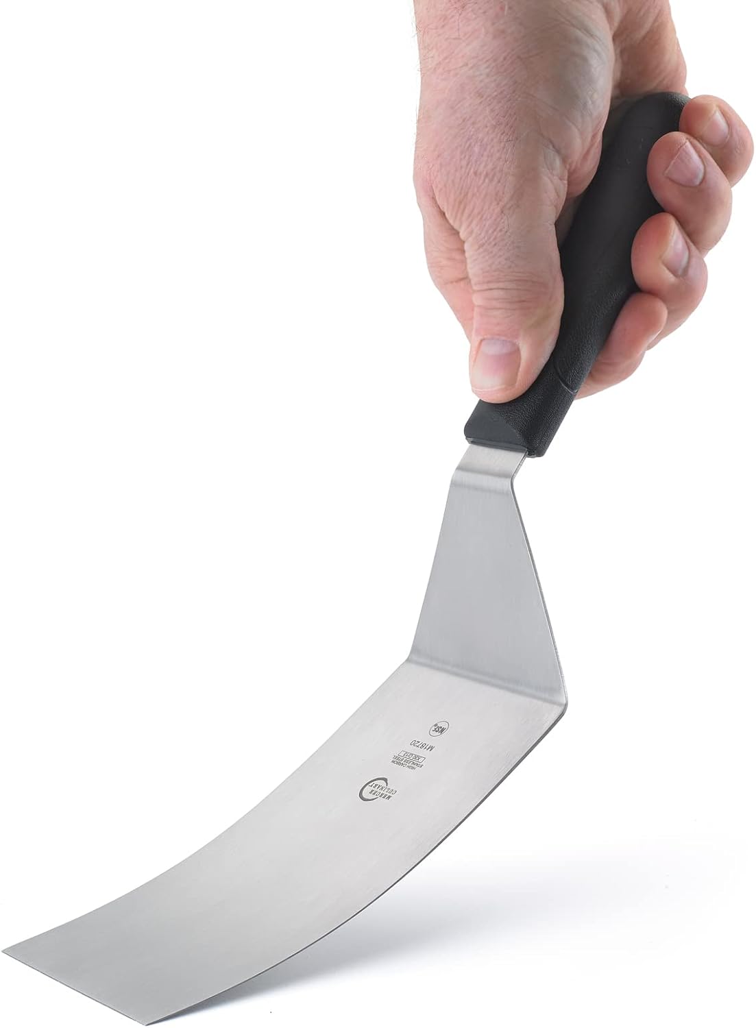 Mercer Culinary Millennia Bench Scraper, 5 7/8 Inch X 3 1/2 Inch Blade, Black Handle