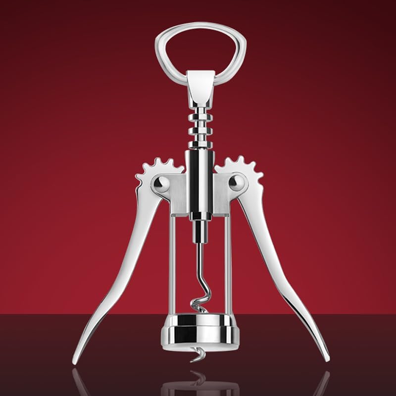 1 Pcs Wing Corkscrew Bottle Opener, Stainless Steel