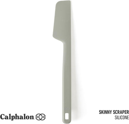 Calphalon Prime Scraper Set, 2-Piece Silicone Kitchen Scraper Set, Flexible Baking & Cooking Scrapers, Heat-Resistant Nonstick-Safe Tools with Ergonomic Handles, Navy