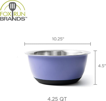 Fox Run Stainless Steel Mixing Bowl, 10.75 Quart Capacity Large Metal Bowl