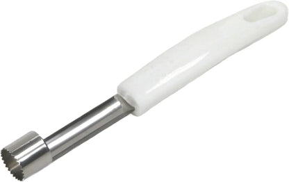 Chef Craft Select Stainless Steel Apple and Vegetable Corer, 8 inches in length, White