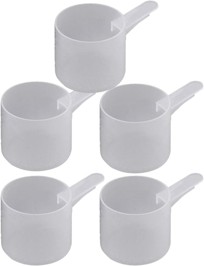 60 mL Plastic Measuring Packaging Scoop (= 60 cc/ = 4 tablespoon/ = 2 fl oz), Short Handle - to Measure and Dispense Spices, Granules, Powders, for Seeds Packing made in USA (20)