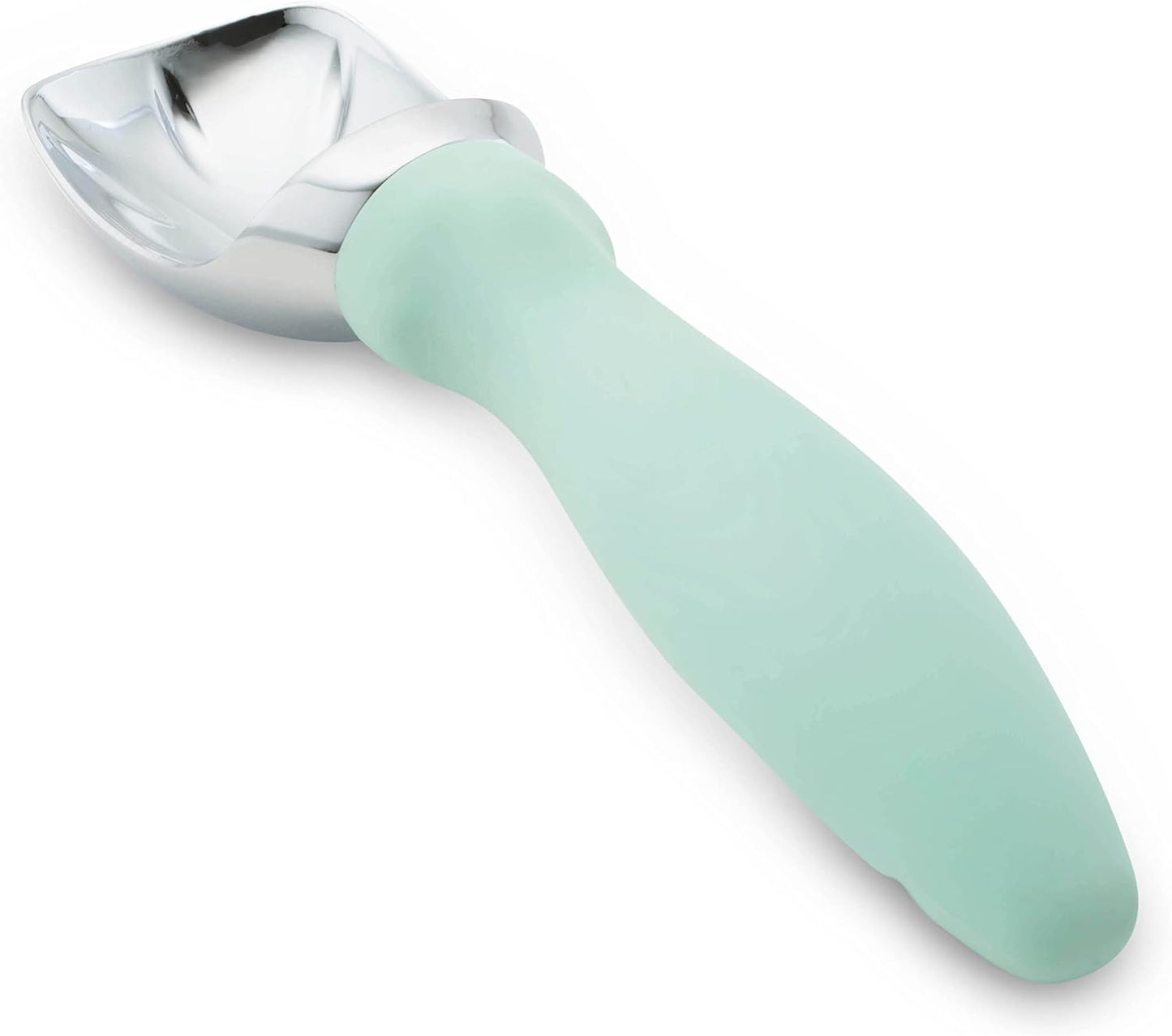 Spring Chef Heavy Duty Ice Cream Scoop with Comfortable Handle - Professional Ice Cream Scooper for Gelato, Sorbet, Cookie Dough, Melon, Frozen Yogurt - Dishwasher Safe Metal Kitchen Tool - Black