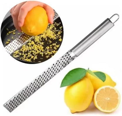 Stainless Steel Cheese Grater, Multi-Purpose Kitchen Tool, Handheld Grater for Garlic, Ginger, Citrus, Vegetables