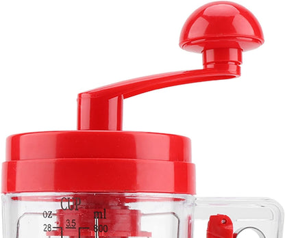 Pancake Batter Mixer and Dispenser, Hand Held Manual Pancake Cupcake Batter Mixer Dispenser Blender Machine Baking Tool for Making Cakes Waffles Betters