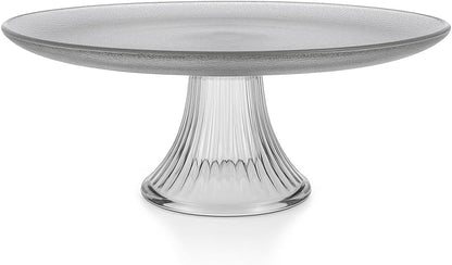 Anchor Hocking Glass Trifle Bowl with Lid, 104 oz Glass Salad Bowl with Acacia Wood Lid