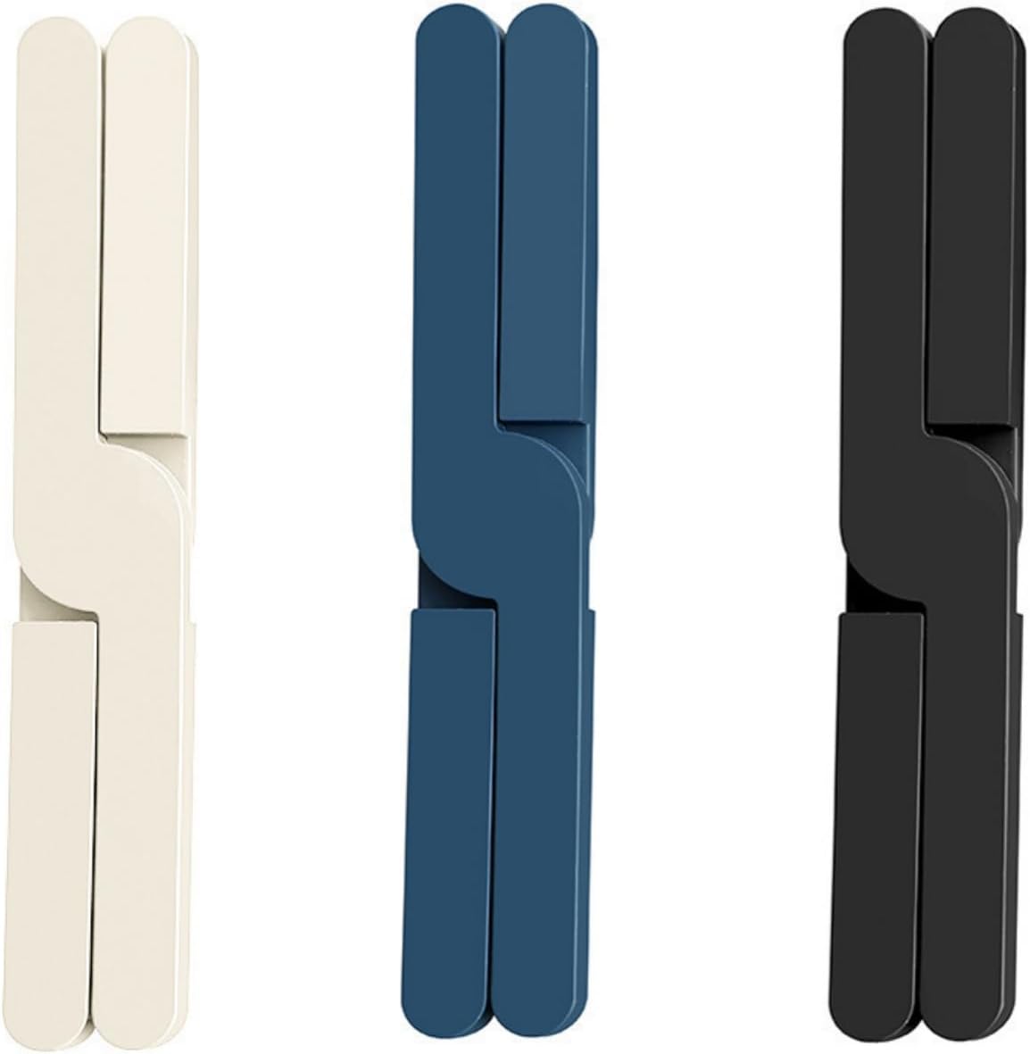 Set of 3 Expandable Silicone Trivet Mats, Heat Resistant Hot Pot Holders, Multi-Use Kitchen Coasters & Placemats for Hot Pans, Bowls & Dishes