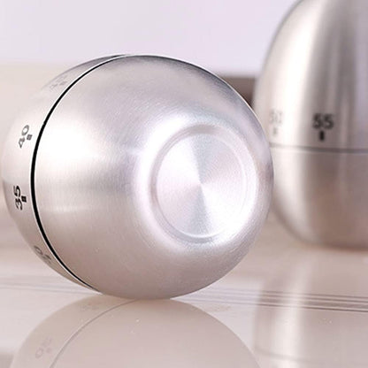 Mechanical Kitchen Egg Timer for Boiling Eggs, 60 Minute Mechanical Kitchen Timer, No Batteries Needed, Waterproof Visual Countdown Clock for Boiling Eggs & Cooking Baking Tool