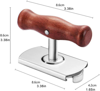 Jar Opener Stainless Steel Adjustable Tool for 1-4 inches Bottle Can Lids, Fit Seniors, Arthritis, Women, Chilren, Weak Hands