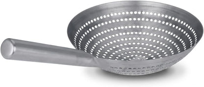 Craft Wok Small 6-Inch Brass Mesh Strainer/Spider Skimmer Zhao Li, Robust & Elegant Kitchen Tool for Frying & Straining, Authentic Oriental Cookware - / 732W7