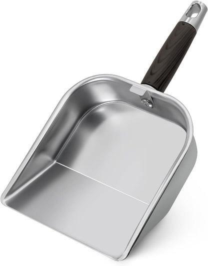 Griddle Scoop for Blackstone with a Any-Edge Hook, Stainless Steel Griddle Portable Food Mover for Stir Fry and Move Food, Classic Grill Shovel